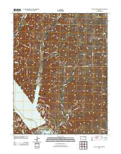 Tuttle Creek Dam Kansas Historical topographic map, 1:24000 scale, 7.5 X 7.5 Minute, Year 2012