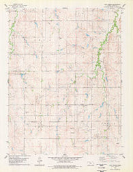 Twin Mound Kansas Historical topographic map, 1:24000 scale, 7.5 X 7.5 Minute, Year 1978