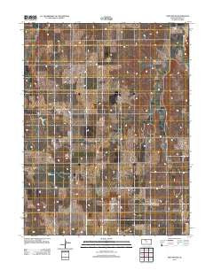 Twin Mound Kansas Historical topographic map, 1:24000 scale, 7.5 X 7.5 Minute, Year 2012