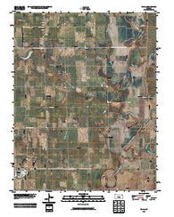 Udall Kansas Historical topographic map, 1:24000 scale, 7.5 X 7.5 Minute, Year 2010