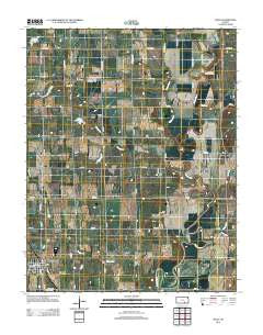 Udall Kansas Historical topographic map, 1:24000 scale, 7.5 X 7.5 Minute, Year 2012