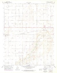 Ulysses SW Kansas Historical topographic map, 1:24000 scale, 7.5 X 7.5 Minute, Year 1959