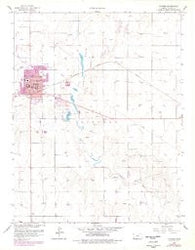 Ulysses Kansas Historical topographic map, 1:24000 scale, 7.5 X 7.5 Minute, Year 1959