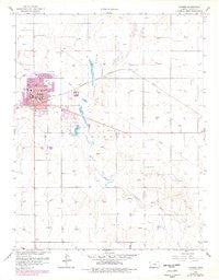 Ulysses Kansas Historical topographic map, 1:24000 scale, 7.5 X 7.5 Minute, Year 1959