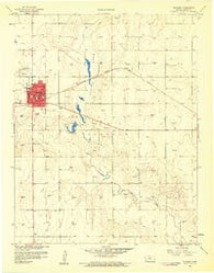 Ulysses Kansas Historical topographic map, 1:24000 scale, 7.5 X 7.5 Minute, Year 1959