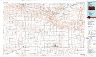 Ulysses Kansas Historical topographic map, 1:100000 scale, 30 X 60 Minute, Year 1987