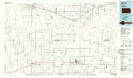 Ulysses Kansas Historical topographic map, 1:100000 scale, 30 X 60 Minute, Year 1985