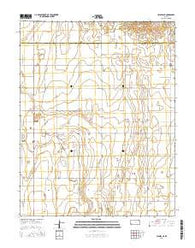 Ulysses NE Kansas Current topographic map, 1:24000 scale, 7.5 X 7.5 Minute, Year 2015