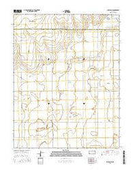 Ulysses NW Kansas Current topographic map, 1:24000 scale, 7.5 X 7.5 Minute, Year 2015