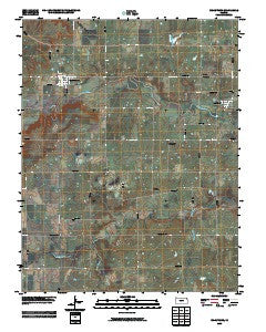Uniontown Kansas Historical topographic map, 1:24000 scale, 7.5 X 7.5 Minute, Year 2009
