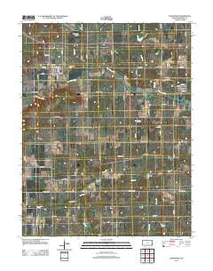 Uniontown Kansas Historical topographic map, 1:24000 scale, 7.5 X 7.5 Minute, Year 2012