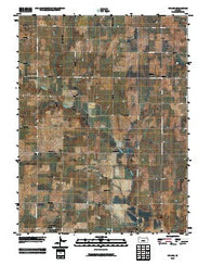 Upland Kansas Historical topographic map, 1:24000 scale, 7.5 X 7.5 Minute, Year 2009