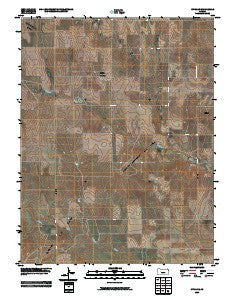 Utica SE Kansas Historical topographic map, 1:24000 scale, 7.5 X 7.5 Minute, Year 2009