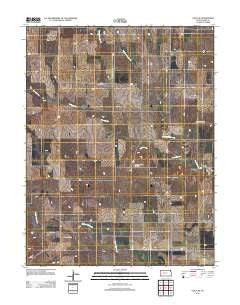 Utica SE Kansas Historical topographic map, 1:24000 scale, 7.5 X 7.5 Minute, Year 2012