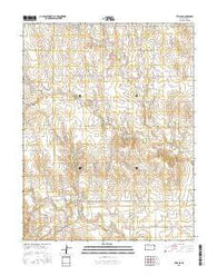 Utica SE Kansas Current topographic map, 1:24000 scale, 7.5 X 7.5 Minute, Year 2015