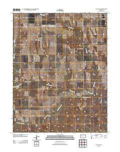 Utica SW Kansas Historical topographic map, 1:24000 scale, 7.5 X 7.5 Minute, Year 2012