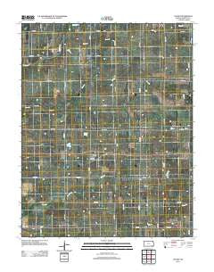 Valeda Kansas Historical topographic map, 1:24000 scale, 7.5 X 7.5 Minute, Year 2012