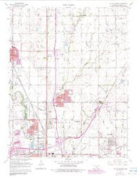 Valley Center Kansas Historical topographic map, 1:24000 scale, 7.5 X 7.5 Minute, Year 1960