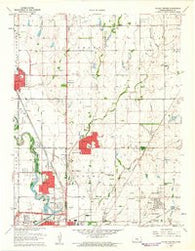 Valley Center Kansas Historical topographic map, 1:24000 scale, 7.5 X 7.5 Minute, Year 1960