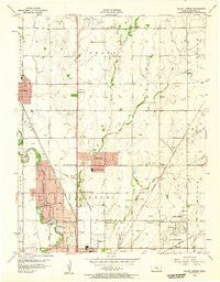 Valley Center Kansas Historical topographic map, 1:24000 scale, 7.5 X 7.5 Minute, Year 1956