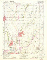 Valley Center Kansas Historical topographic map, 1:24000 scale, 7.5 X 7.5 Minute, Year 1960