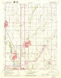 Valley Center Kansas Historical topographic map, 1:24000 scale, 7.5 X 7.5 Minute, Year 1960