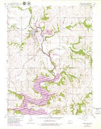 Valley Falls Kansas Historical topographic map, 1:24000 scale, 7.5 X 7.5 Minute, Year 1959