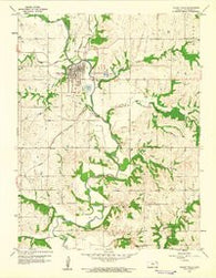 Valley Falls Kansas Historical topographic map, 1:24000 scale, 7.5 X 7.5 Minute, Year 1959