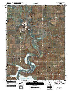 Valley Falls Kansas Historical topographic map, 1:24000 scale, 7.5 X 7.5 Minute, Year 2009