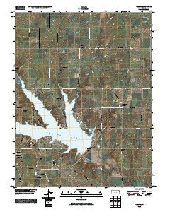 Vassar Kansas Historical topographic map, 1:24000 scale, 7.5 X 7.5 Minute, Year 2010