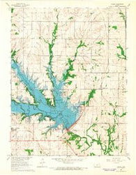 Vassar Kansas Historical topographic map, 1:24000 scale, 7.5 X 7.5 Minute, Year 1965