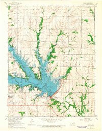 Vassar Kansas Historical topographic map, 1:24000 scale, 7.5 X 7.5 Minute, Year 1965