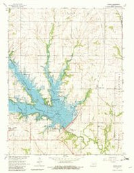 Vassar Kansas Historical topographic map, 1:24000 scale, 7.5 X 7.5 Minute, Year 1965