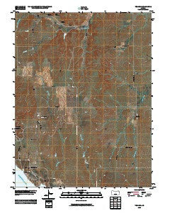 Venango Kansas Historical topographic map, 1:24000 scale, 7.5 X 7.5 Minute, Year 2009