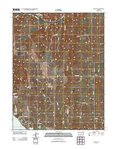 Venango Kansas Historical topographic map, 1:24000 scale, 7.5 X 7.5 Minute, Year 2012