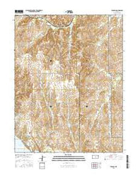 Venango Kansas Current topographic map, 1:24000 scale, 7.5 X 7.5 Minute, Year 2015