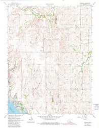 Venango Kansas Historical topographic map, 1:24000 scale, 7.5 X 7.5 Minute, Year 1957