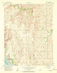 Venango Kansas Historical topographic map, 1:24000 scale, 7.5 X 7.5 Minute, Year 1957