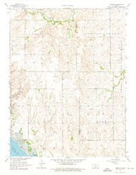 Venango Kansas Historical topographic map, 1:24000 scale, 7.5 X 7.5 Minute, Year 1957
