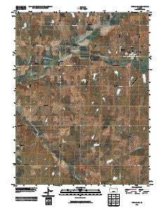 Vermillion Kansas Historical topographic map, 1:24000 scale, 7.5 X 7.5 Minute, Year 2009
