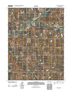 Vermillion Kansas Historical topographic map, 1:24000 scale, 7.5 X 7.5 Minute, Year 2012