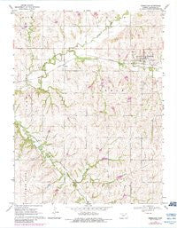 Vermillion Kansas Historical topographic map, 1:24000 scale, 7.5 X 7.5 Minute, Year 1969