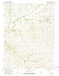 Vermillion Kansas Historical topographic map, 1:24000 scale, 7.5 X 7.5 Minute, Year 1969