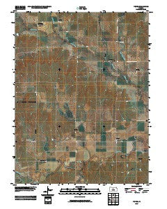 Vesper Kansas Historical topographic map, 1:24000 scale, 7.5 X 7.5 Minute, Year 2009