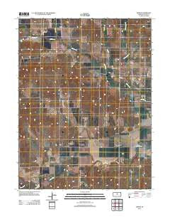Vesper Kansas Historical topographic map, 1:24000 scale, 7.5 X 7.5 Minute, Year 2012