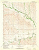 Vesper Kansas Historical topographic map, 1:24000 scale, 7.5 X 7.5 Minute, Year 1962