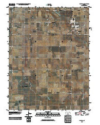 Victoria Kansas Historical topographic map, 1:24000 scale, 7.5 X 7.5 Minute, Year 2009