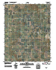 Vilas Kansas Historical topographic map, 1:24000 scale, 7.5 X 7.5 Minute, Year 2009