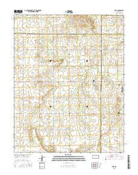 Vilas Kansas Current topographic map, 1:24000 scale, 7.5 X 7.5 Minute, Year 2015