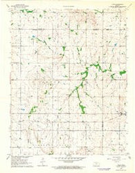 Vilas Kansas Historical topographic map, 1:24000 scale, 7.5 X 7.5 Minute, Year 1963